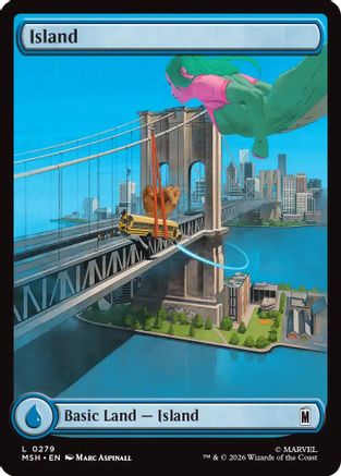 Image of Island (0279) (MSH-279) - Marvel Super Heroes Foil
