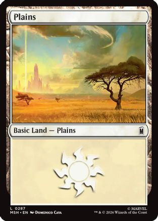 Image of Plains (0287) (MSH-287) - Marvel Super Heroes Foil