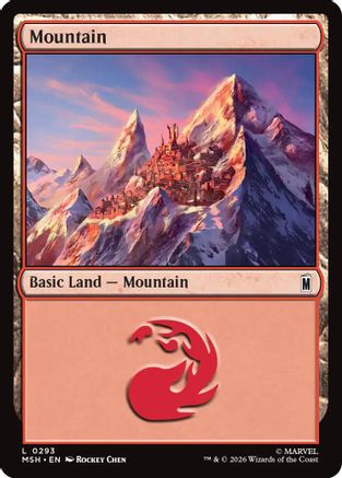 Image of Mountain (0293) (MSH-293) - Marvel Super Heroes Foil