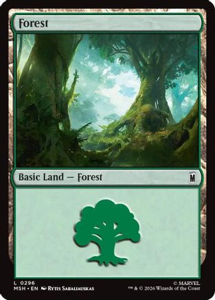 Image of Forest (0296) (MSH-296) - Marvel Super Heroes Foil