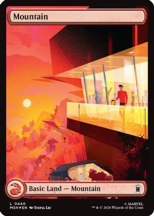 Image of Mountain (0440) (Surge Foil) (MSH-440) - Marvel Super Heroes Foil