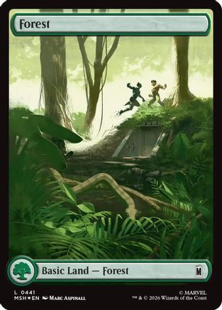 Image of Forest (0441) (Surge Foil) (MSH-441) - Marvel Super Heroes Foil