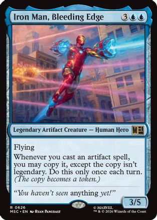 Image of Iron Man, Bleeding Edge (MSC-626) - Commander: Marvel Super Heroes