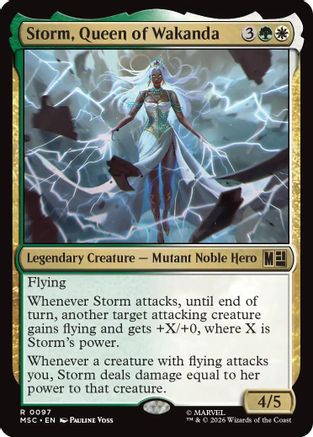 Image of Storm, Queen of Wakanda (MSC-097) - Commander: Marvel Super Heroes
