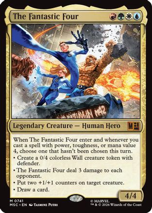 Image of The Fantastic Four (MSC-741) - Commander: Marvel Super Heroes