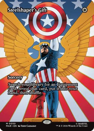 Image of Steelshaper's Gift (Borderless) (MAR-050) - Marvel Universe Eternal-Legal Foil