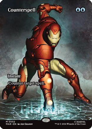 Image of Counterspell (Borderless) (0052) (MAR-052) - Marvel Universe Eternal-Legal Foil