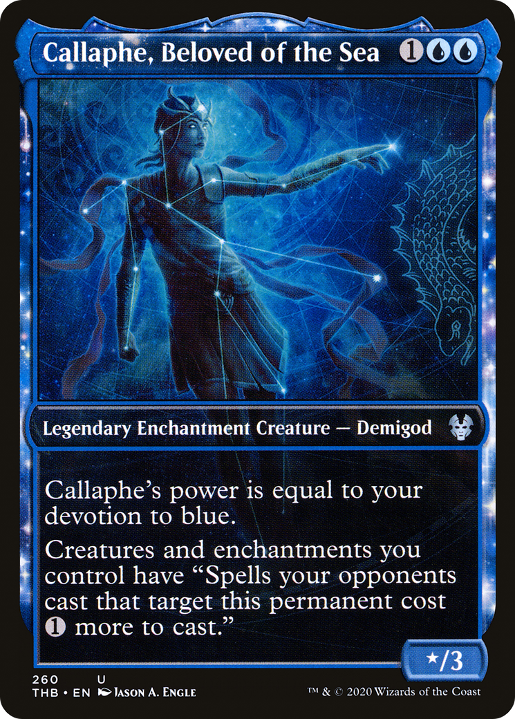 Image of Callaphe, Beloved of the Sea (Showcase) [Theros Beyond Death]