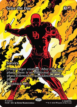 Image of Seize the Day (Borderless) (MAR-073) - Marvel Universe Eternal-Legal
