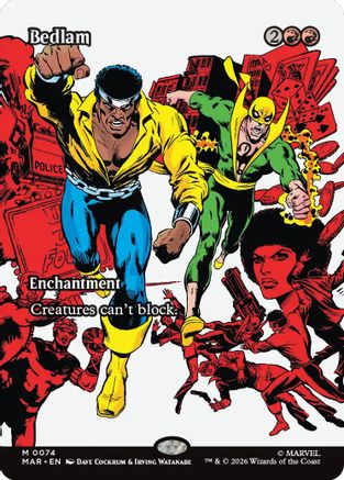 Image of Bedlam (Borderless) (MAR-074) - Marvel Universe Eternal-Legal