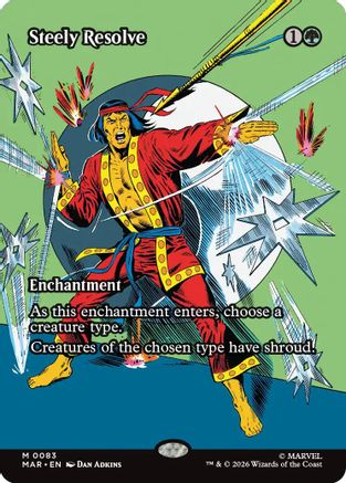 Image of Steely Resolve (Borderless) (MAR-083) - Marvel Universe Eternal-Legal