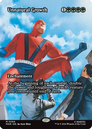 Image of Unnatural Growth (Borderless) (MAR-084) - Marvel Universe Eternal-Legal