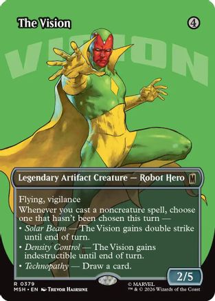 Image of The Vision (Borderless) (MSH-379) - Marvel Super Heroes