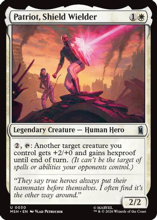 Image of Patriot, Shield Wielder (MSH-030) - Marvel Super Heroes