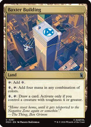 Image of Baxter Building (MSH-261) - Marvel Super Heroes