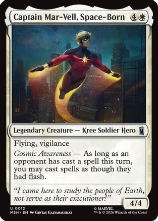 Image of Captain Mar-Vell, Space-Born (MSH-012) - Marvel Super Heroes