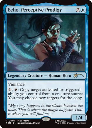 Image of Echo, Perceptive Prodigy (SSP-001) - Standard Showdown Promos Foil