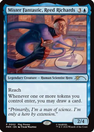 Image of Mister Fantastic, Reed Richards (SSP-002) - Standard Showdown Promos