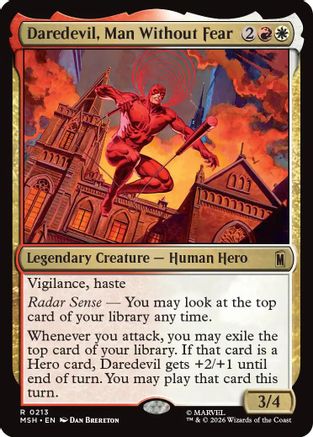 Image of Daredevil, Man Without Fear (MSH-213) - Marvel Super Heroes