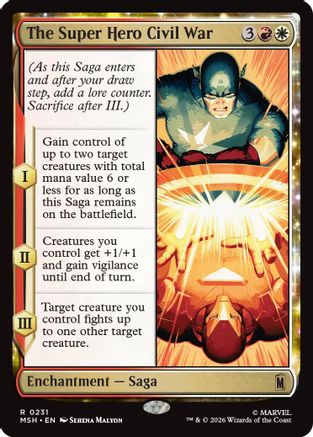 Image of The Super Hero Civil War (MSH-231) - Marvel Super Heroes