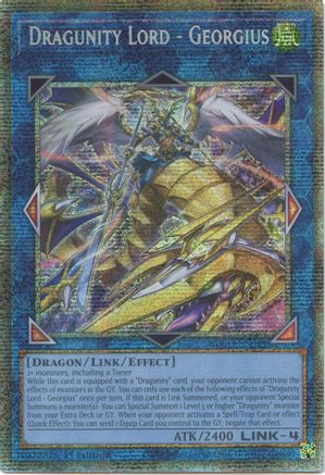 Image of Dragunity Lord - Georgius (Starlight Rare) (BLGG-EN014) - Battles of Legend: Glorious Gallery 1st Edition