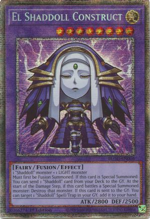 Image of El Shaddoll Construct (Starlight Rare) (BLGG-EN006) - Battles of Legend: Glorious Gallery 1st Edition