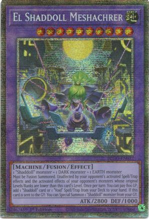 Image of El Shaddoll Meshachrer (Starlight Rare) (BLGG-EN022) - Battles of Legend: Glorious Gallery 1st Edition