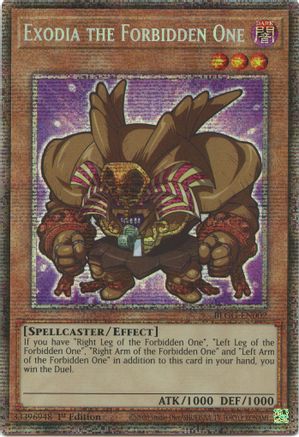 Image of Exodia the Forbidden One (Starlight Rare) (BLGG-EN002) - Battles of Legend: Glorious Gallery 1st Edition