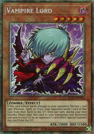 Image of Vampire Lord (Starlight Rare) (BLGG-EN004) - Battles of Legend: Glorious Gallery 1st Edition