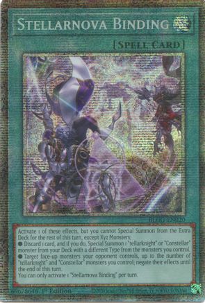 Image of Stellarnova Binding (Starlight Rare) (BLGG-EN020) - Battles of Legend: Glorious Gallery 1st Edition