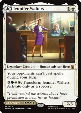 Image of Jennifer Walters (MSH-018) - Marvel Super Heroes