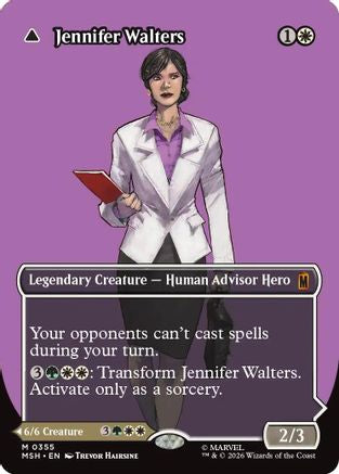Image of Jennifer Walters (Borderless) (0355) (MSH-355) - Marvel Super Heroes Foil