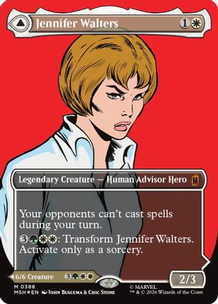 Image of Jennifer Walters (Borderless) (0388) (MSH-388) - Marvel Super Heroes Foil