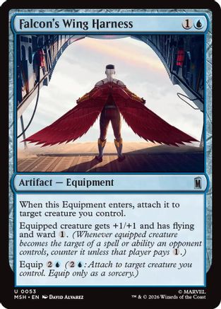 Image of Falcon's Wing Harness (MSH-053) - Marvel Super Heroes Foil