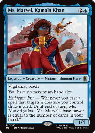 Image of Ms. Marvel, Kamala Khan (MSH-067) - Marvel Super Heroes Foil