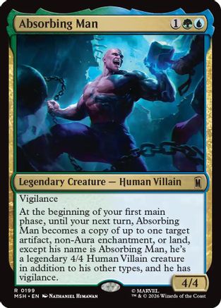 Image of Absorbing Man (MSH-199) - Marvel Super Heroes Foil