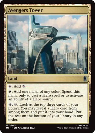 Image of Avengers Tower (MSH-260) - Marvel Super Heroes Foil