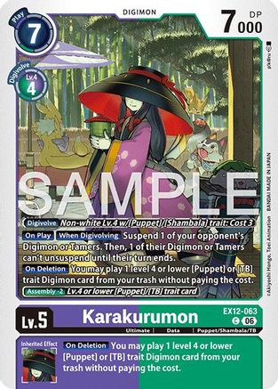 Image of Karakurumon (EX12-063) - Digital World Shambala