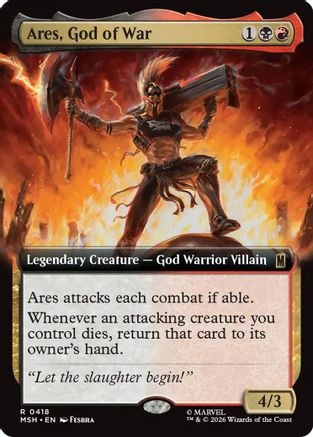 Image of Ares, God of War (Extended Art) (MSH-418) - Marvel Super Heroes