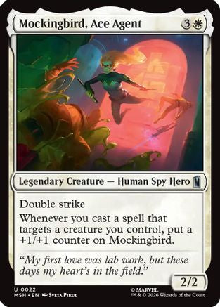 Image of Mockingbird, Ace Agent (MSH-022) - Marvel Super Heroes