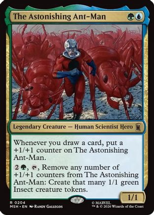 Image of The Astonishing Ant-Man (MSH-204) - Marvel Super Heroes Foil