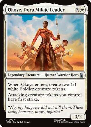 Image of Okoye, Dora Milaje Leader (MSH-027) - Marvel Super Heroes