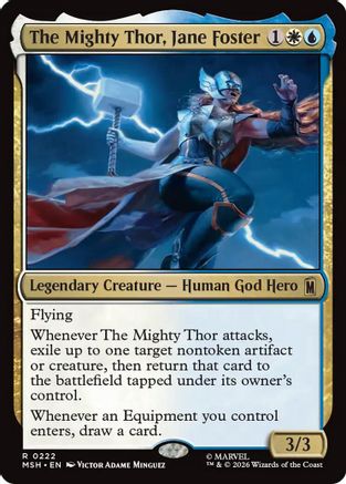 Image of The Mighty Thor, Jane Foster (MSH-222) - Marvel Super Heroes