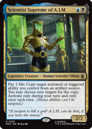 Image of Scientist Supreme of A.I.M. (MSH-225) - Marvel Super Heroes