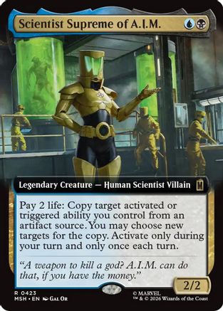 Image of Scientist Supreme of A.I.M. (Extended Art) (MSH-423) - Marvel Super Heroes