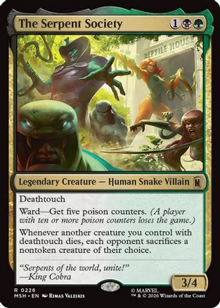 Image of The Serpent Society (MSH-226) - Marvel Super Heroes