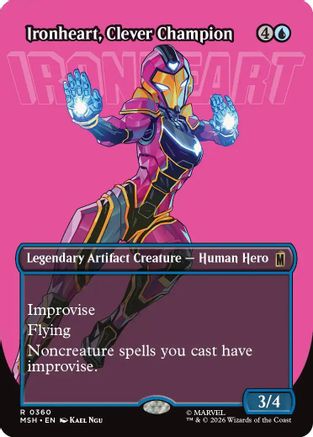 Image of Ironheart, Clever Champion (Borderless) (MSH-360) - Marvel Super Heroes Foil