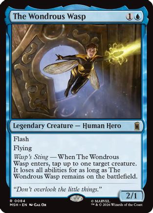 Image of The Wondrous Wasp (MSH-084) - Marvel Super Heroes