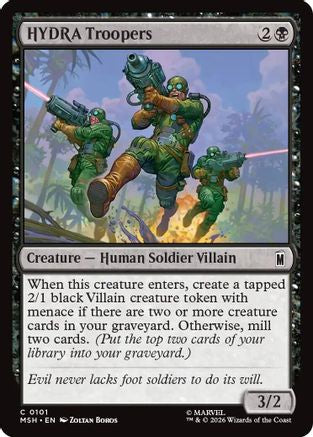 Image of HYDRA Troopers (MSH-101) - Marvel Super Heroes Foil