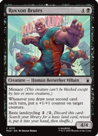 Image of Roxxon Brutes (MSH-113) - Marvel Super Heroes Foil